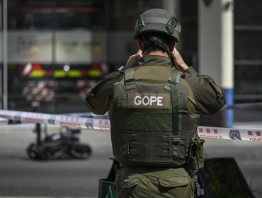 Elemento sospechoso movilizó al GOPE y paralizó transitado sector de Viña del Mar