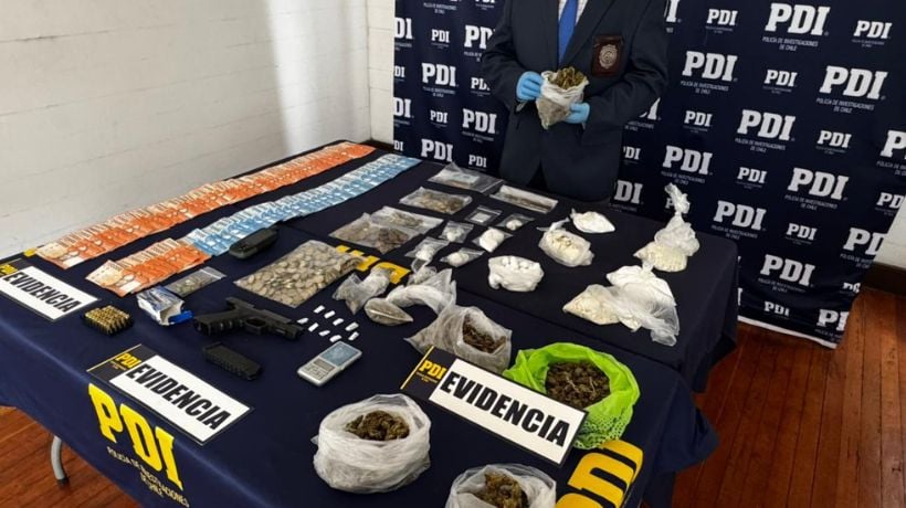 Desarticulan clan familiar dedicado a la venta de drogas en Tocopilla: se incautaron armas, droga y vehículos