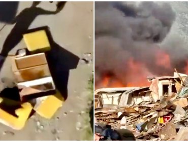 Municipio de La Florida anuncia querella por incendio intencional en la toma Dignidad