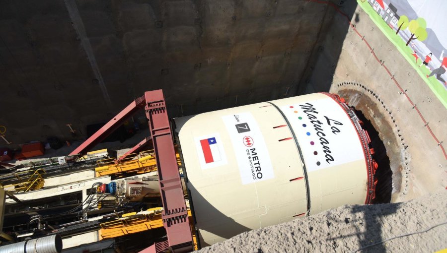 Falla en tuneladora detiene uno de los frentes de la Línea 7 del Metro de Santiago: empresa afirma que obras no se retrasarán