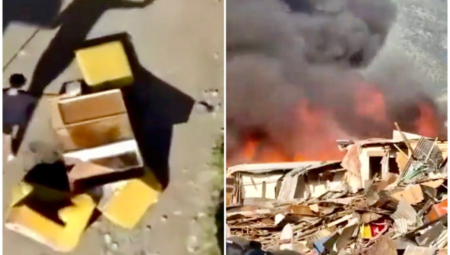 Municipio de La Florida anuncia querella por incendio intencional en la toma Dignidad