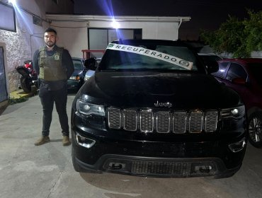 Jeep robado en julio de 2024 fue recuperado en Concón: detuvieron a hombre de 37 años