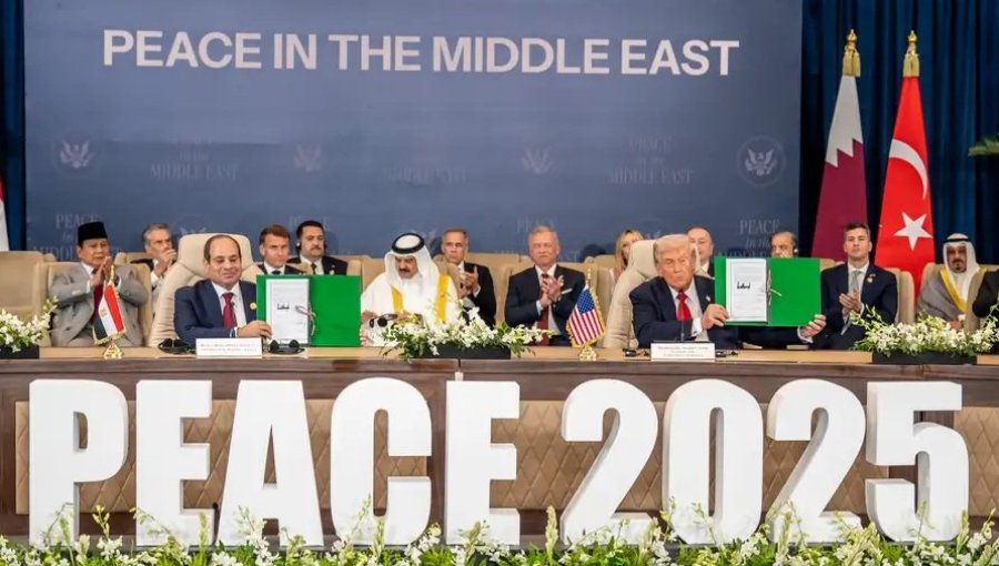 Líderes mundiales firman acuerdo que acaba con dos años de guerra en la Franja de Gaza