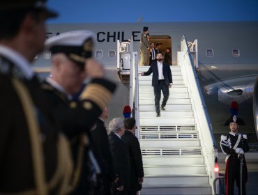 Presidente Boric aterrizó en Roma para reunirse con el Papa León XIV en el Vaticano