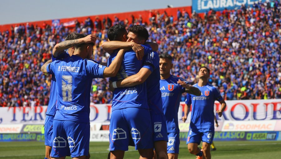 U. de Chile recupera el subliderato de la Liga de Primera tras trabajado triunfo ante Palestino