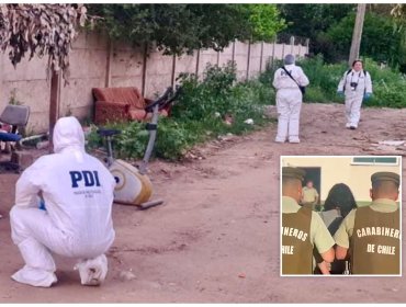 Capturan a mujer por su rol en brutal homicidio de ex pareja en Limache: habría trasladado a la víctima al lugar del crimen