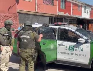 Operativo antidrogas en Maipú: 16 casas allanadas, 15 detenidos, droga y armamento incautado
