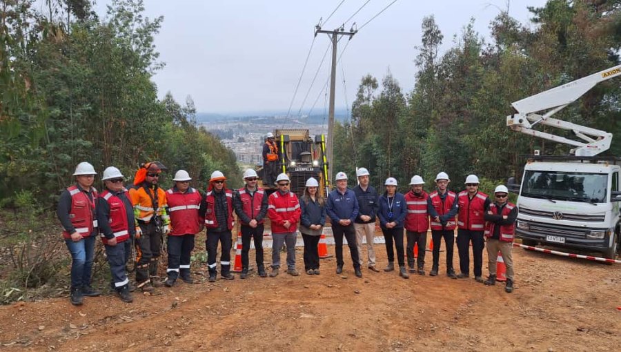 Lanzan plan para prevenir interrupciones eléctricas por incendios forestales en Valparaíso