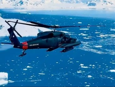Restablecen contacto con helicóptero de la FACh extraviado en sector de Campos de Hielo Sur