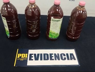 Detienen a dos ciudadanos brasileños que fueron sorprendidos en el aeropuerto de Santiago con botellas de ayahuasca