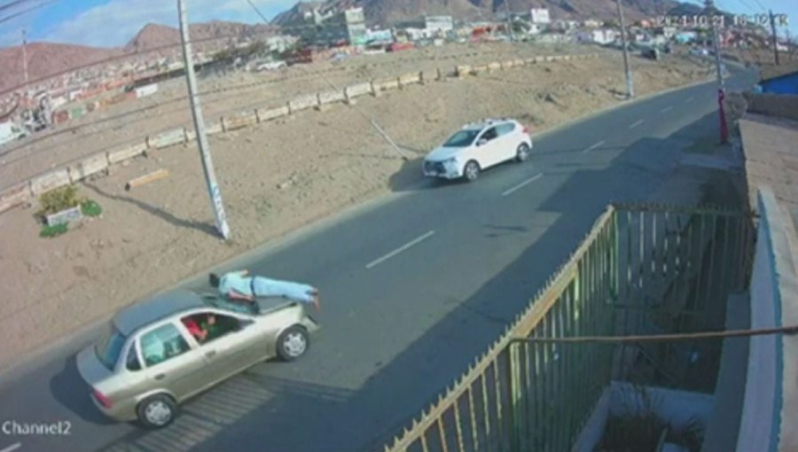 Condenan a 6 años de cárcel a conductor que huyó de accidente tránsito en Antofagasta con la víctima en el capó de su automóvil