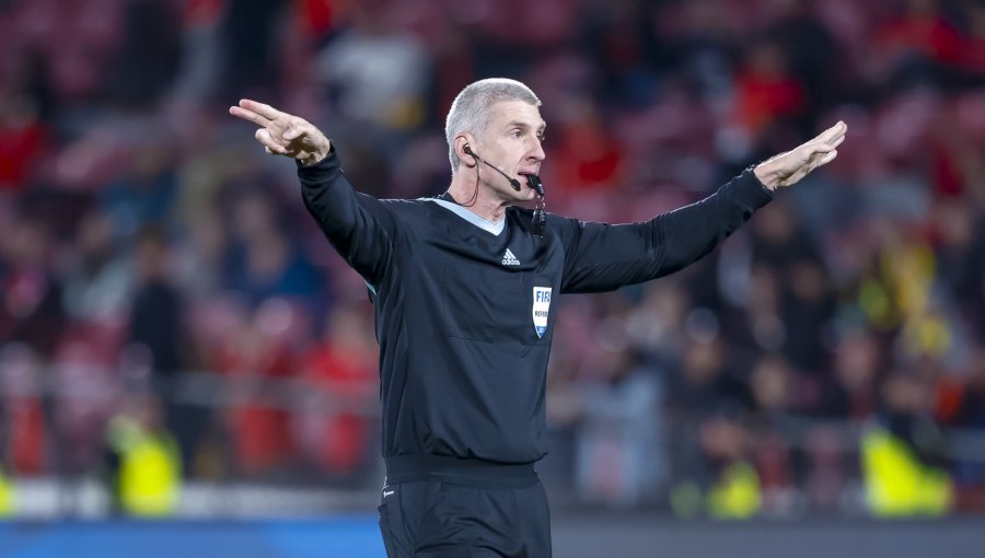 Anderson Daronco dirigíra el partido de ida entre U. de Chile y Lanús por la Copa Sudamericana