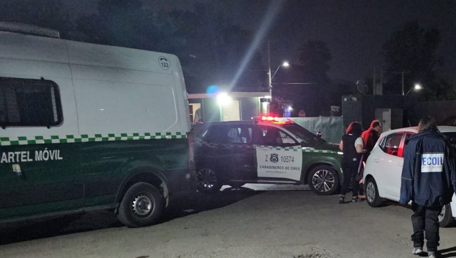 Hombre falleció tras recibir un disparo en plena vía pública en Quilicura