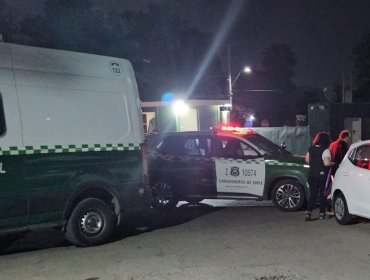 Hombre falleció tras recibir un disparo en plena vía pública en Quilicura