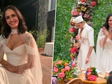 Tras seis años de relación, Fernanda Urrejola y Francisca Alegría sellan su amor en una íntima boda