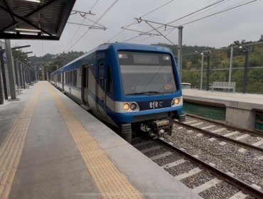 Con trabajadores de EFE Valparaíso comenzaron las pruebas operacionales de la nueva Estación Valencia de Quilpué