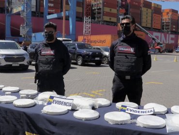 Entrega vigilada permite desbaratar banda narco transnacional que enviaba droga colombiana desde Valparaíso hacia Australia
