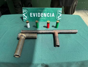 Caída de un cartucho de escopeta delata a sujeto armado en pleno centro de Valparaíso