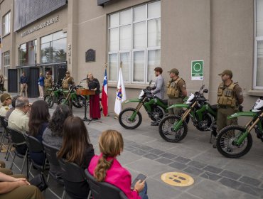 Quilpué cuenta con siete nuevas motos que reforzarán la prevención y combatirán delitos