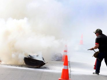Masiva participación tuvo simulacro de incendio en el cerro Mayaca Alto de Quillota