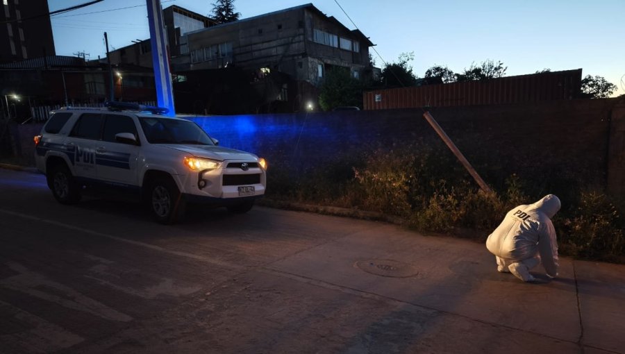 Investigan asesinato con arma cortante en Placilla de Peñuelas: PDI detuvo a un hombre