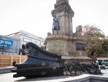 Dan inicio a las obras de mejoramiento del Monumento Lord Cochrane de Valparaíso