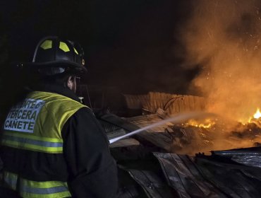 Nuevo ataque incendiario entre Cañete y Reputo: Máquinas son arrasadas por el fuego en aserradero