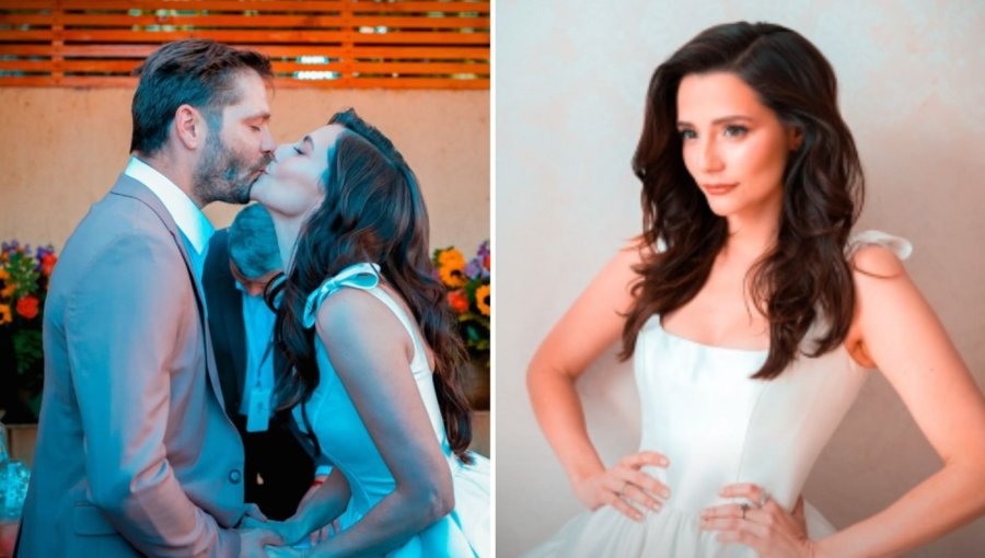 Luego de cinco años de relación, Magdalena Müller se casó con su pareja en una íntima ceremonia