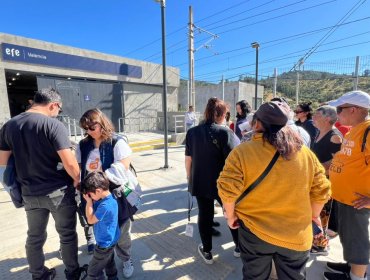 Comenzaron las pruebas operacionales de la Estación Valencia en Quilpué: este 2 de noviembre se probará la operación comercial