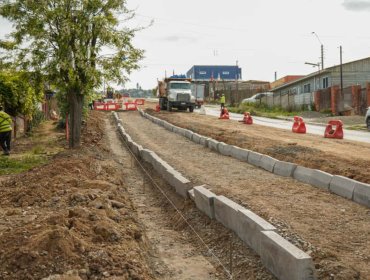 Dan inicio a obra vial estratégica para la conectividad de la Villa Independencia de Viña