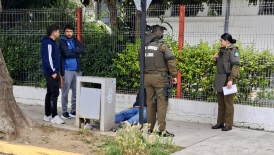Adolescente propina feroz golpiza a inspector municipal que intentó defender a familia que estaba siendo amenazada en Viña del Mar