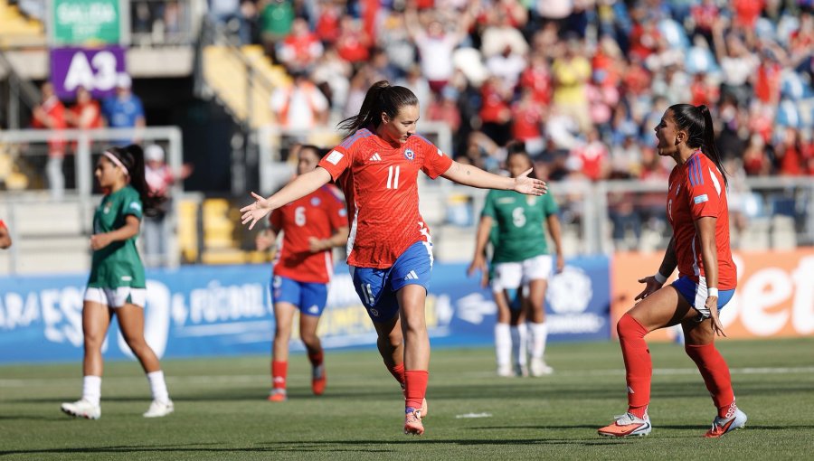 La Roja femenina apabulló a Bolivia y sumó su primer triunfo en la Liga de Naciones