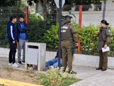 Adolescente propina feroz golpiza a inspector municipal que intentó defender a familia que estaba siendo amenazada en Viña del Mar