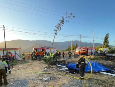 Una persona fallecida deja caída de avioneta en el límite de las comunas de Putaendo y San Felipe