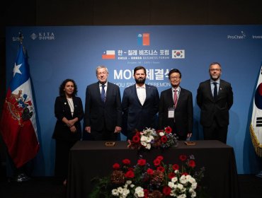 Presidente Boric firma acuerdos que permitirán fortalecer inversiones y exportaciones con la República de Corea