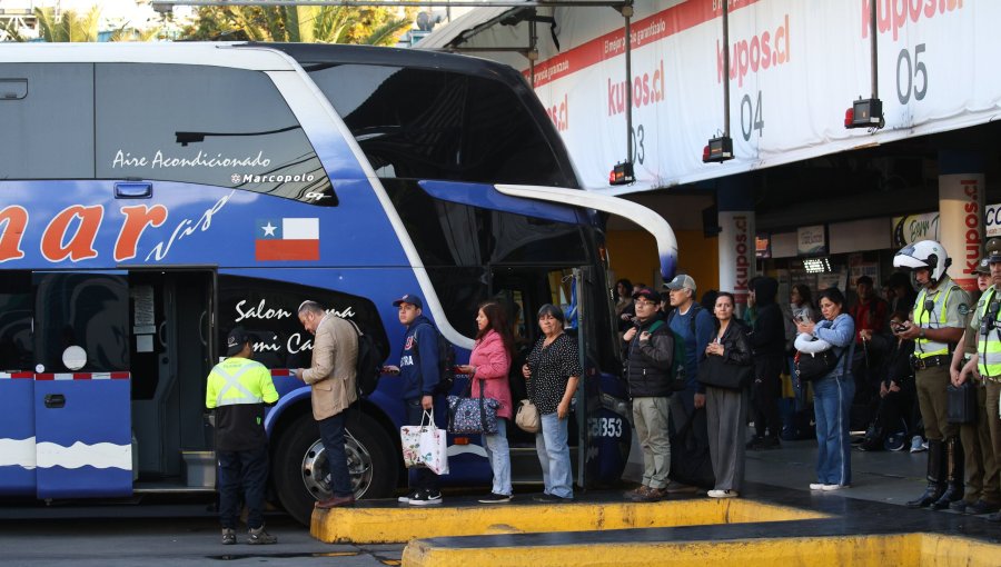 217 buses interurbanos serán fiscalizados en terminales ante aumento de viajes por el fin de semana largo