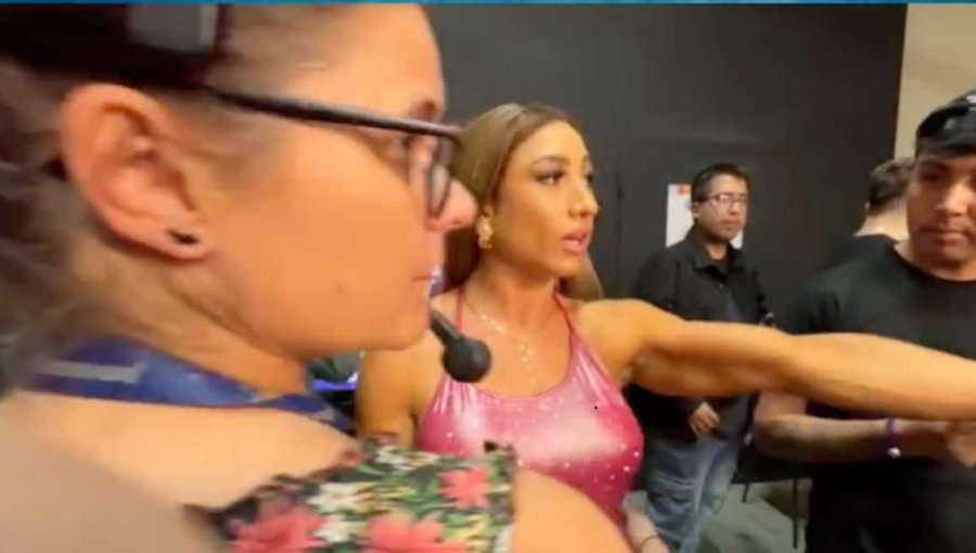 Nicole Moreno estalló con periodista tras polémica pregunta en el backstage de Fiebre de Baile: "Quiero que borren la entrevista"