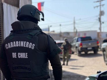 Operativo antidrogas deja cinco detenidos y más de 7.800 dosis incautadas en Alto Hospicio
