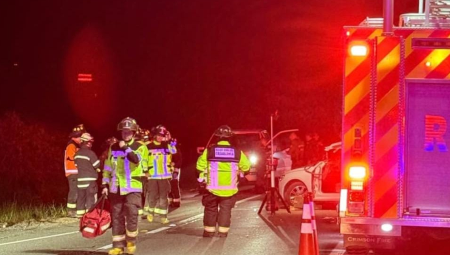Fatal accidente en Casablanca: Choque frontal de auto y camión deja una persona fallecida