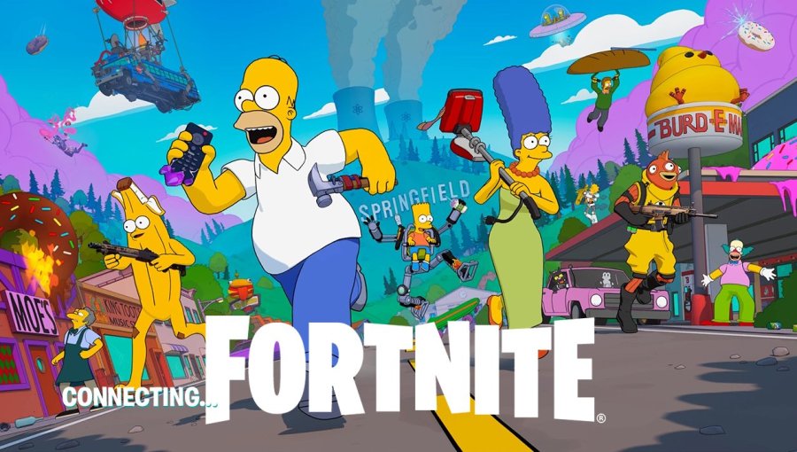 Los Simpson regresan a los videojuegos con un épico crossover en Fortnite