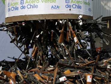 El 40% de las armas destruidas en 2024 estaban inscritas, según la Dirección General de Movilización Nacional