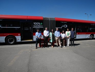 Más de la mitad de los buses del transporte público de la región Metropolitana ya son eléctricos