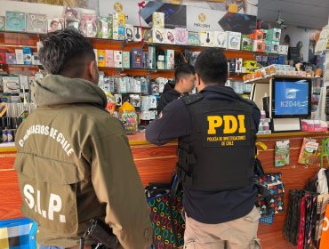 Carabineros y PDI realizaron fiscalización conjunta en locales comerciales de Cartagena