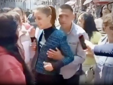 Presidenta de México fue víctima de repudiable acto de acoso sexual en plena vía pública