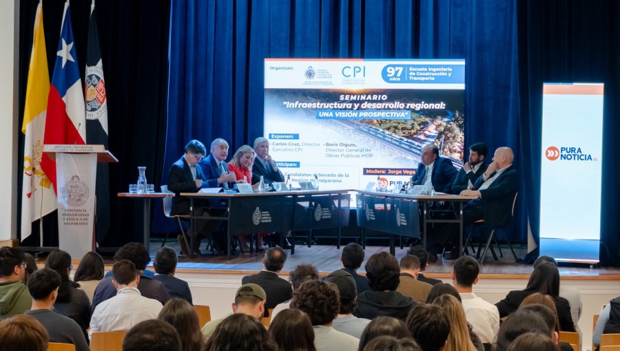 Desde Hoffmann a Ibáñez: candidatos al Senado prometen avanzar unidos por la región en seminario sobre Infraestructura y Desarrollo