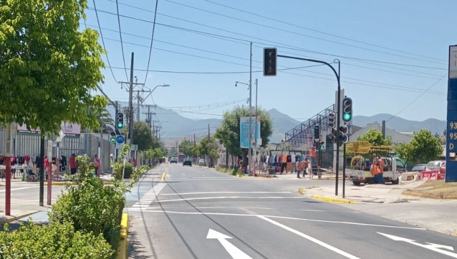 Finalizan trabajos que modernizaron importantes cruces semaforizados de La Calera