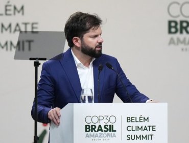 Presidente Boric vuelve a cuestionar a Trump en la COP30 en Brasil: "Dijo que la crisis climática no existe, y eso es mentira"