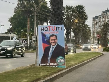 Cuestionan tamaño de la propaganda electoral de Hotuiti Teao, pero el diputado descarta anomalías: "No contamos con multas"