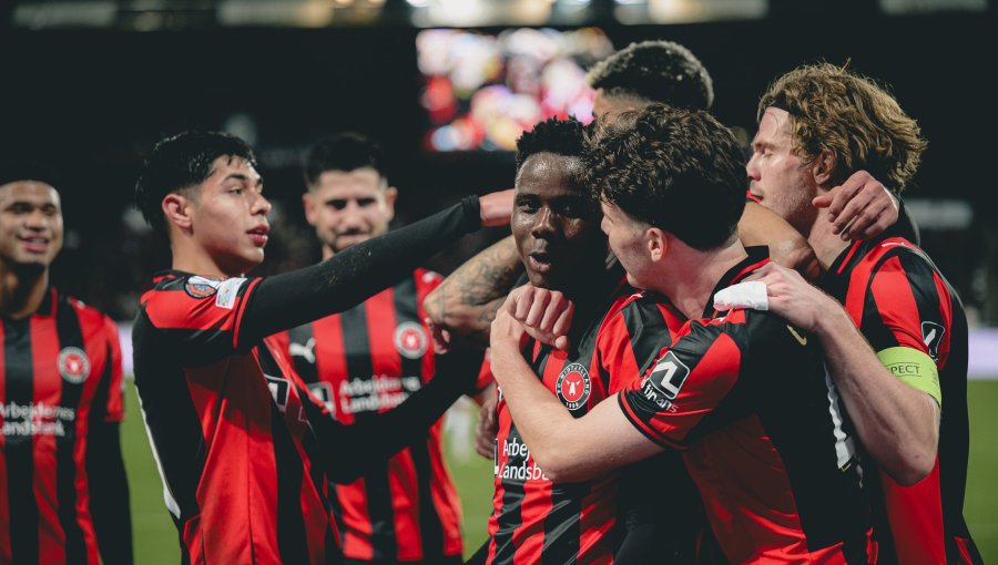 Darío Osorio fue titular en la victoria del Midtjylland ante Celtic por la Europa League