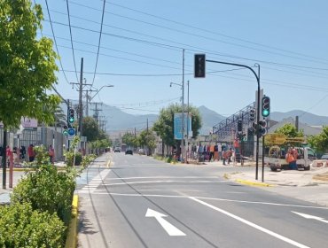 Finalizan trabajos que modernizaron importantes cruces semaforizados de La Calera